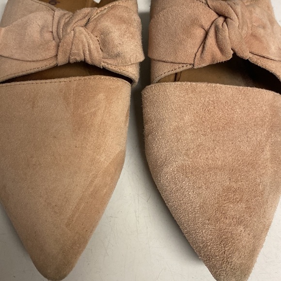 Jeffrey Campbell Charlie Pink Suede Slip On Mule Flat Shoes Size 7M - Picture 4 of 17